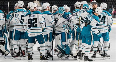 Sj barracuda - Jul 12, 2023 · Jul 12, 2023. San Jose, Calif. – The American Hockey League ( @TheAHL) and the San Jose Barracuda ( @SJBarracuda ), proud AHL affiliate of the San Jose Sharks ( @SanJoseSharks ), today announced the team’s complete 2023-24 regular season schedule. The Barracuda will play 72 regular season games in 2023-24, with 36 at its home, Tech CU Arena ... 